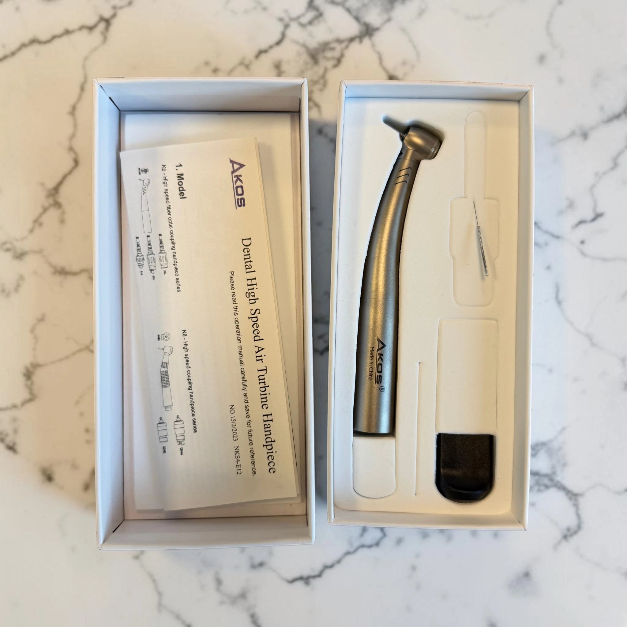 Akos high-speed turbine with titanium coating